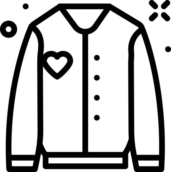 Camisa Icono Web Ilustración Simple — Archivo Imágenes Vectoriales