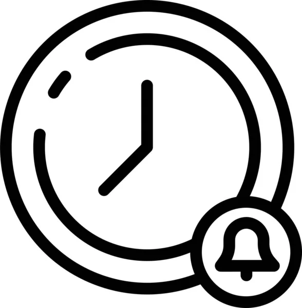 Reloj Icono Web Ilustración Simple — Archivo Imágenes Vectoriales