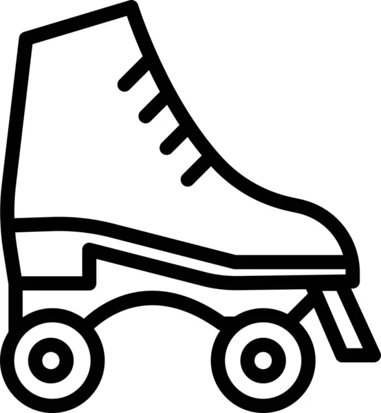 スケートボード Webアイコンシンプルなイラスト — ストックベクタ