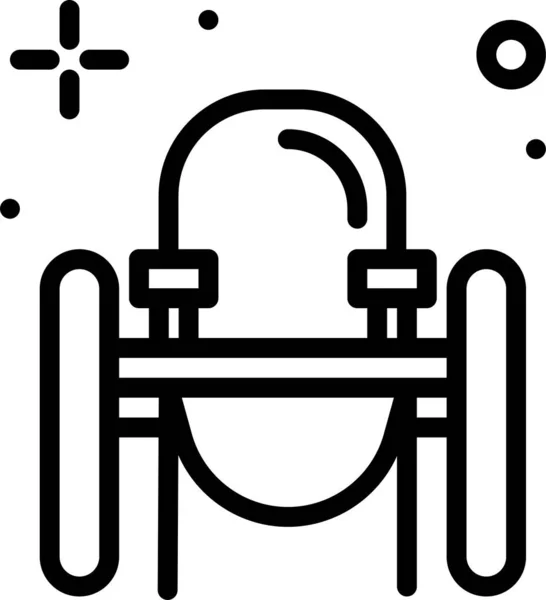 Casco Icono Web Ilustración Simple — Archivo Imágenes Vectoriales