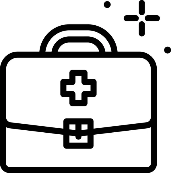 Medical Bag Simple Design — Stock Vector