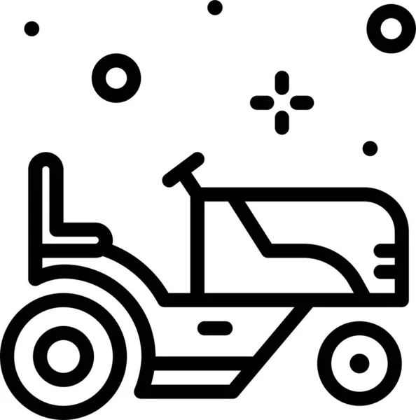 Трактор Иконка Сайта — стоковый вектор