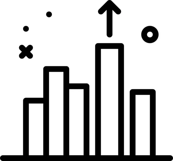 統計とアイコンの分析白い背景に孤立したベクトル図 — ストックベクタ