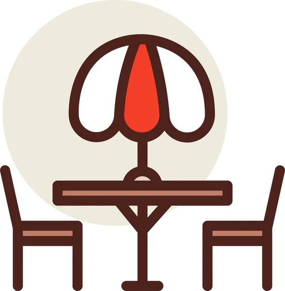 Веб Іконка Ресторану Проста Векторна Ілюстрація — стоковий вектор