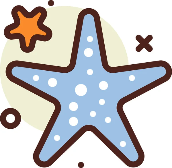Ikona Hvězdice Jednoduchá Ilustrace Hvězdných Vektorových Ikon Pro Web — Stockový vektor