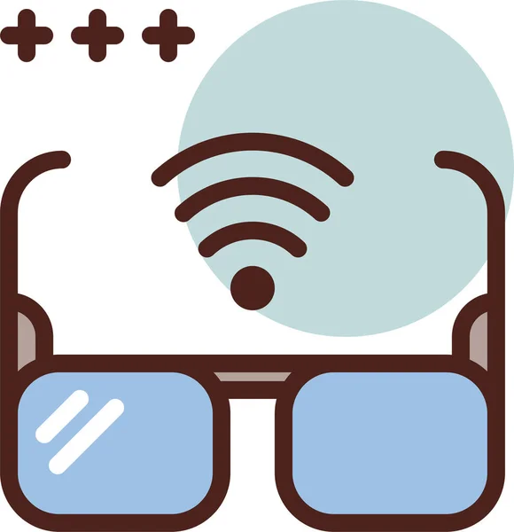 Icono Wifi Ilustración Vectorial Plana Tecnología Inalámbrica — Vector de stock