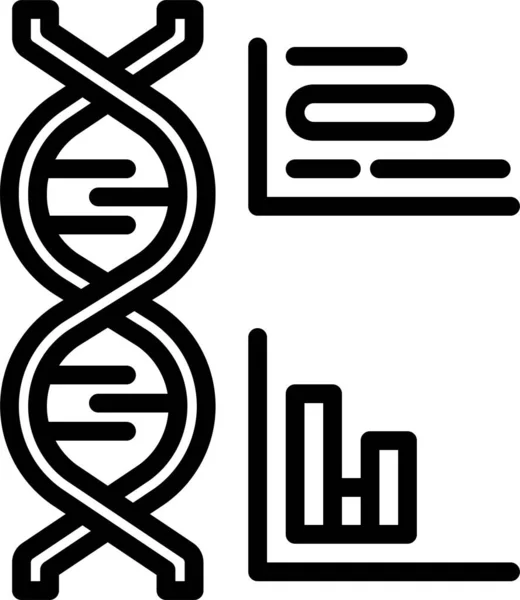 Symbol Für Biologie Und Chemie Vektor Illustration Auf Weißem Hintergrund — Stockvektor