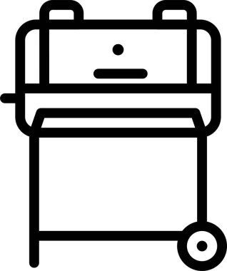 Yatağa. Web simgesi basit illüstrasyon