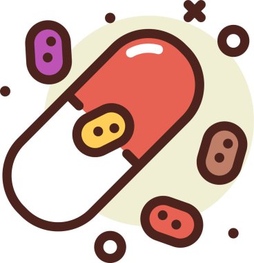 Termometrenin sevimli karikatür çizimi