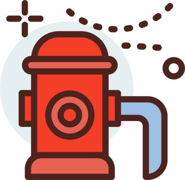 Gaz. Web simgesi basit illüstrasyon