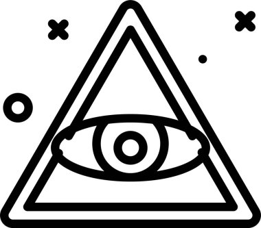 Göz. Web simgesi basit tasarım