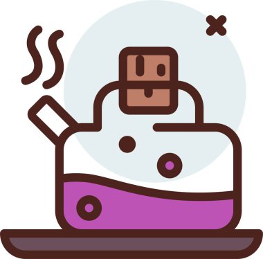 Biyoloji ve kimya simgesi, vektör illüstrasyonu beyaz arkaplanda izole edildi  