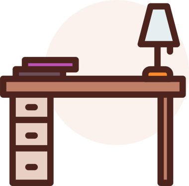 Masa lambası. Basit tasarım