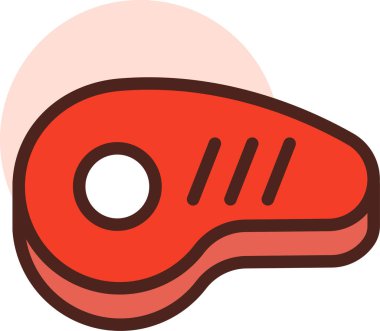 Gıda simgesinin vektör illüstrasyonu