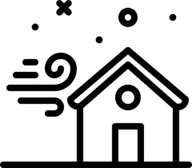 Ev. Web simgesi basit illüstrasyon