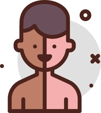 avatar. Web simgesi basit illüstrasyon