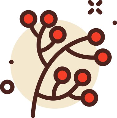 Şirin bir karikatür çiçeğinin vektör çizimi