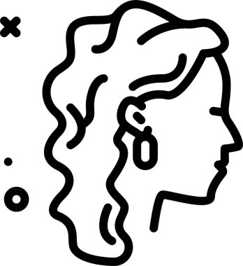 Avatar simgesi, vektör illüstrasyonu