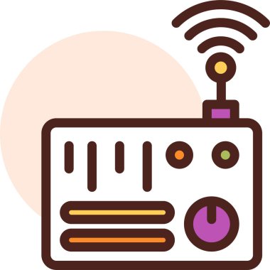 wifi düz vektör simgesi