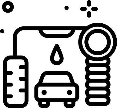 araba yıkama. Web simgesi