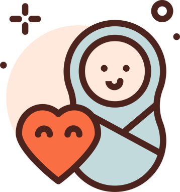 Sevgililer günü, kalp, aşk, sevgililer günü, çocukluk, ilişki, vektör illüstrasyonu