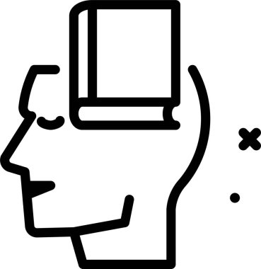 kitap web simgesi, basit illüstrasyon