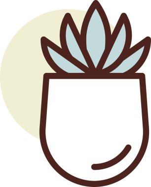 bir lalenin tek düz simgesi