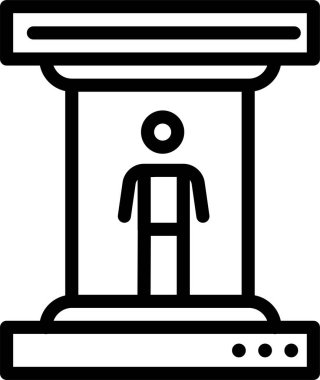 Garson. Web simgesi basit illüstrasyon