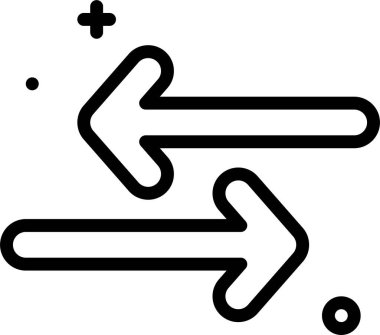 yön web simgesi, basit vektör illüstrasyonu 