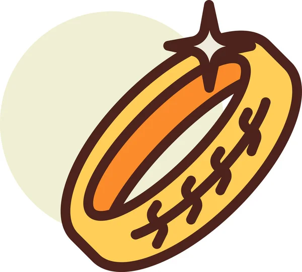 Essen Web Symbol Einfache Illustration — Stockvektor