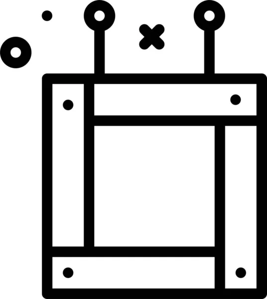 Frame Web Symbol Einfache Vektorillustration — Stockvektor