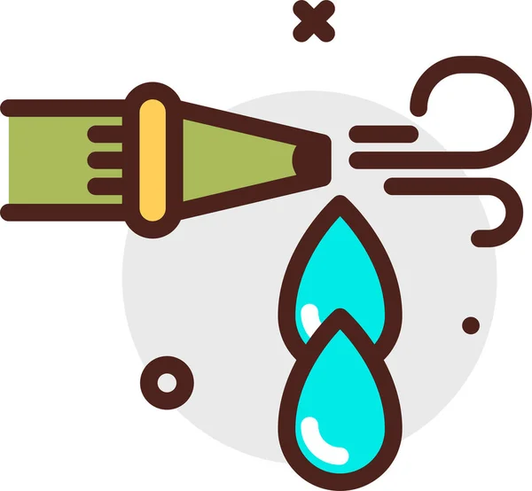 Gota Agua Ilustración Simple — Archivo Imágenes Vectoriales