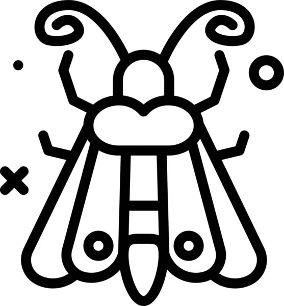 Πεταλούδα Web Icon Απλή Διανυσματική Απεικόνιση — Διανυσματικό Αρχείο