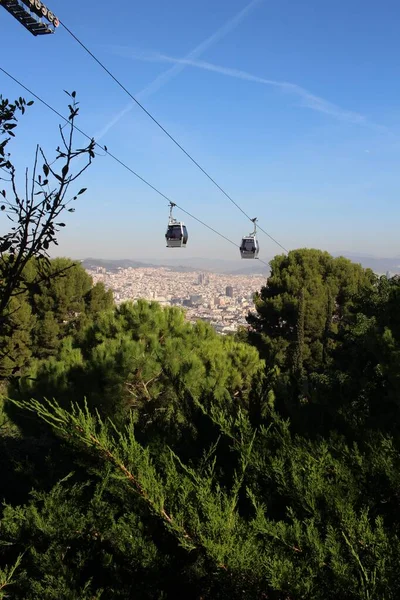 Aerial lift or Cable car at Barcelona