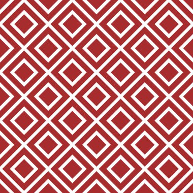 Basit geometrik iç içe geçmiş elmas tekrarlama vektör deseni