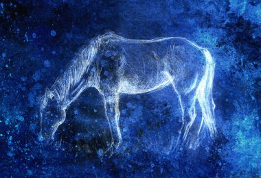 Eski kağıt, vintage kağıt ve renk lekeleri ile eski yapısı üzerine kalem at çizin. Ters etki.