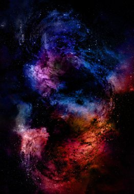 Nebula, kozmik uzay ve yıldızlar, mavi kozmik soyut arka plan. Bu görüntünün elementleri NASA tarafından desteklenmektedir.