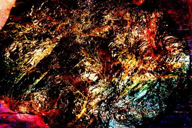 Altın folyo, soyut doku arka plan parlak renkli.