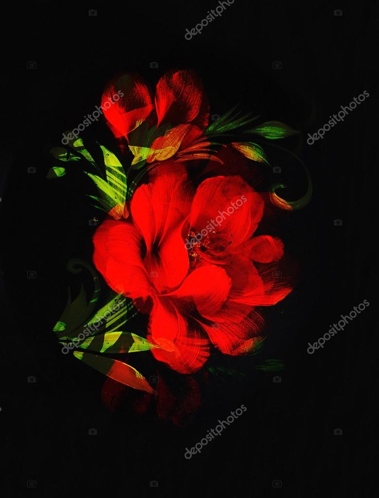 Background Flowers Black Painting Red Flower On Black Background Painting And Computer Collage Stock Photo C Jozefklopacka Background Flowers Black Painting Red Flower On Black Background Painting And Computer Collage Stock Photo C Jozefklopacka