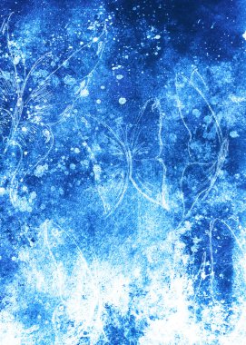 kelebek çizimi. bilgisayar kolajı ve renk yapısı.