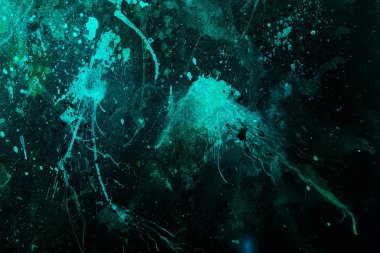 soyut resim bulanık ve lekeli yapısı ile. Renk efekti ve bilgisayar kolaj.