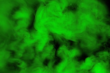 Puslu duman bulutu su etkisi. Bilgisayar kolaj.