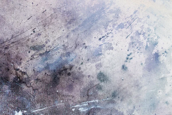 abstract painting with blurry and stained structure. Painting on canvas.
