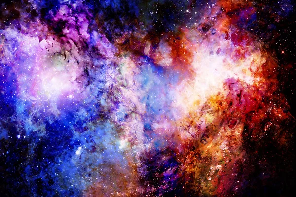 Krásná barevná pozadí abstraktní struktura s rysy vesmíru. — Stock fotografie