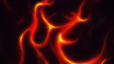 alevler siyah arkaplanda,