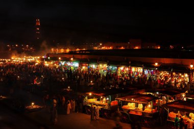 Marrakech market,  Marocoo Night Market clipart