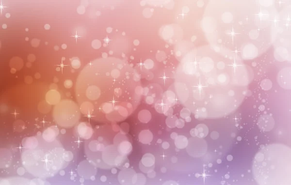 Mystic color abstract background with stars, circle bokeh — Stock Photo, Image