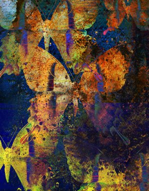 ipten kelebek, karışık orta, yapısı arka plan çizimi.