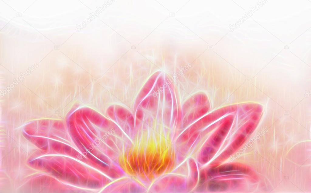 ロータスの花と白の円ボケ味と白い霧 イラストのコラージュ フラクタルエフェクト ストック写真 C Jozefklopacka ロータスの花と白の円ボケ味と白い霧 イラストのコラージュ フラクタルエフェクト ストック写真 C Jozefklopacka