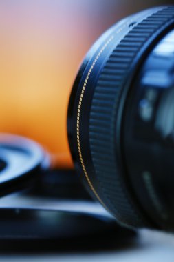 Yüzük makro uzatma tüpü ile objectiv üzerinde arka plan bulanıklık